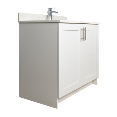 Meuble-lavabo blanc 36 po style Shaker