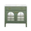 Meuble-lavabo autoportant avec tablette de rangement-568889066