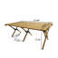 Table de salle à manger portative pliable en bois multifonctionnelle, intérieure et extérieure universelle