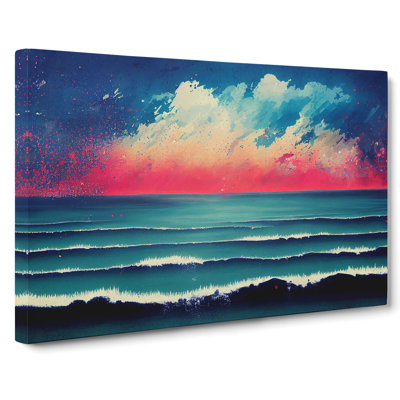 Ocean Splash - Wrapped Canvas