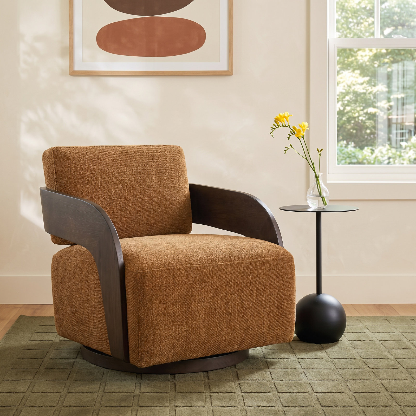 Saffi Swivel Armchair