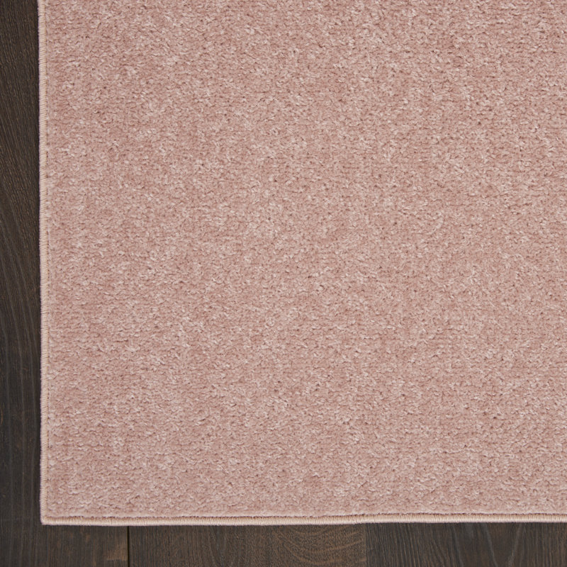 Tapis rose Yolonda, Tapis de couloir 2 pi x 6 pi