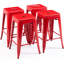 Tabouret de comptoir 24 po avec cadre en métal Juddson, ensemble de 4 tabourets d'intérieur et d'extérieur-1428507884-1397376350