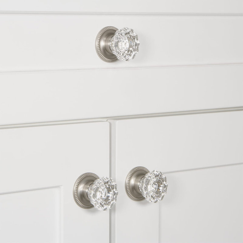 Versailles Cabinet Knob, Satin Nickel