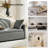 Patrece 59"W Modern Storage Bench with Two Pillows and Pocket-929720969