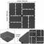 Carreaux de terrasse en plastique emboîtables-113414429