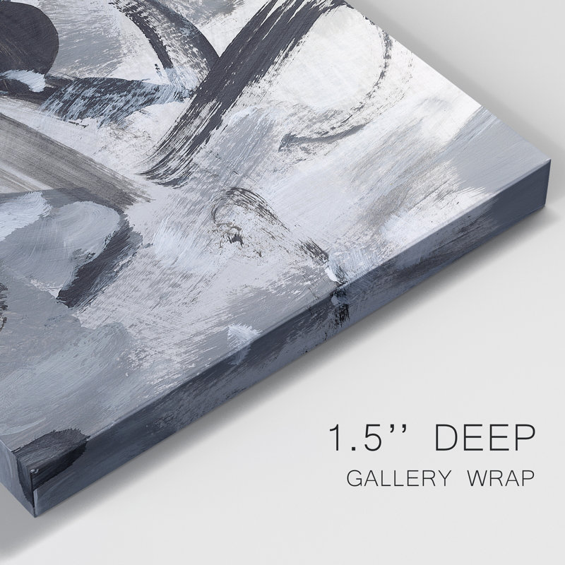 Mélange noir et blanc IV - imprimé, H 36 po x l 24 po x P 1 po
