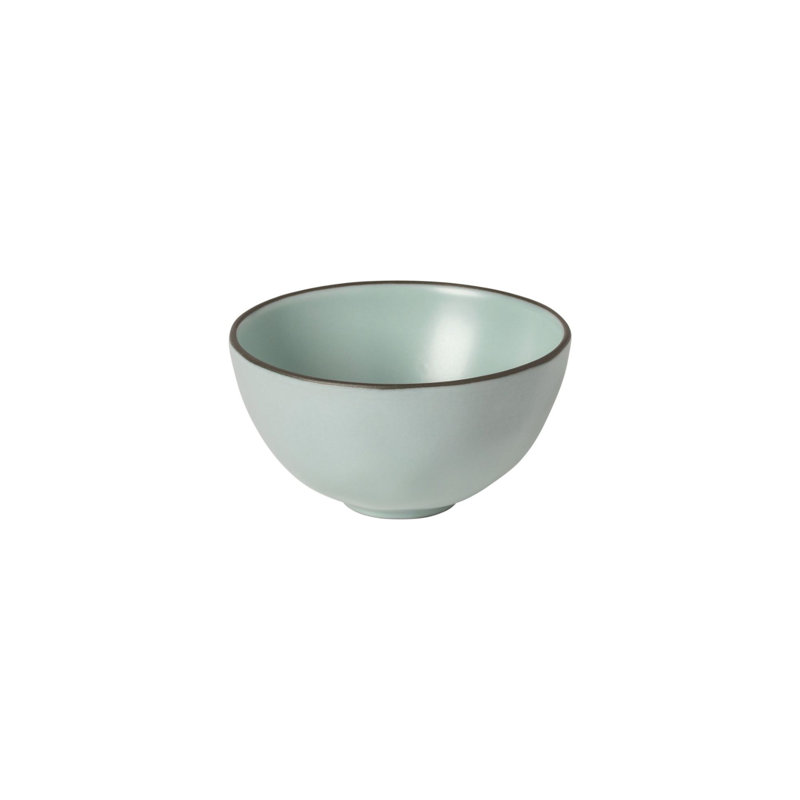 Stacked Organic Handmade Stoneware Cereal Bowl, Sky