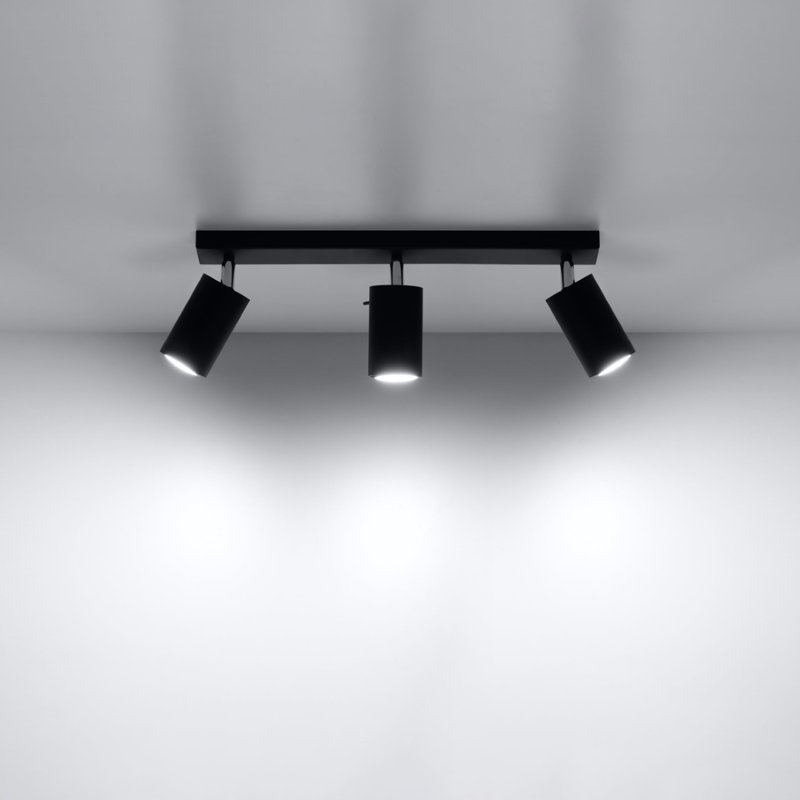 Ring Ceiling Spotlight, Black