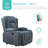 Power Lift Recliner Chair With Massage And Heat - PU Leather Electric Reclining Chair With Adjustable Positions, USB Port, Cup Holders And Easy-To-Reach Side Button-161991629