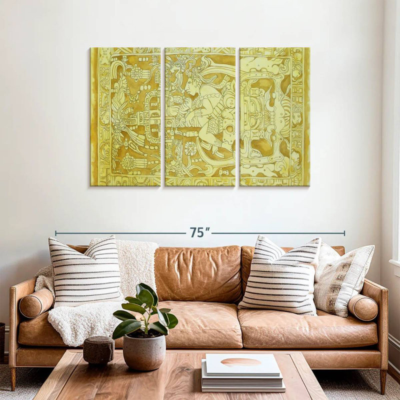 Adella Ancient Astronaut, 36" H x 57" W
