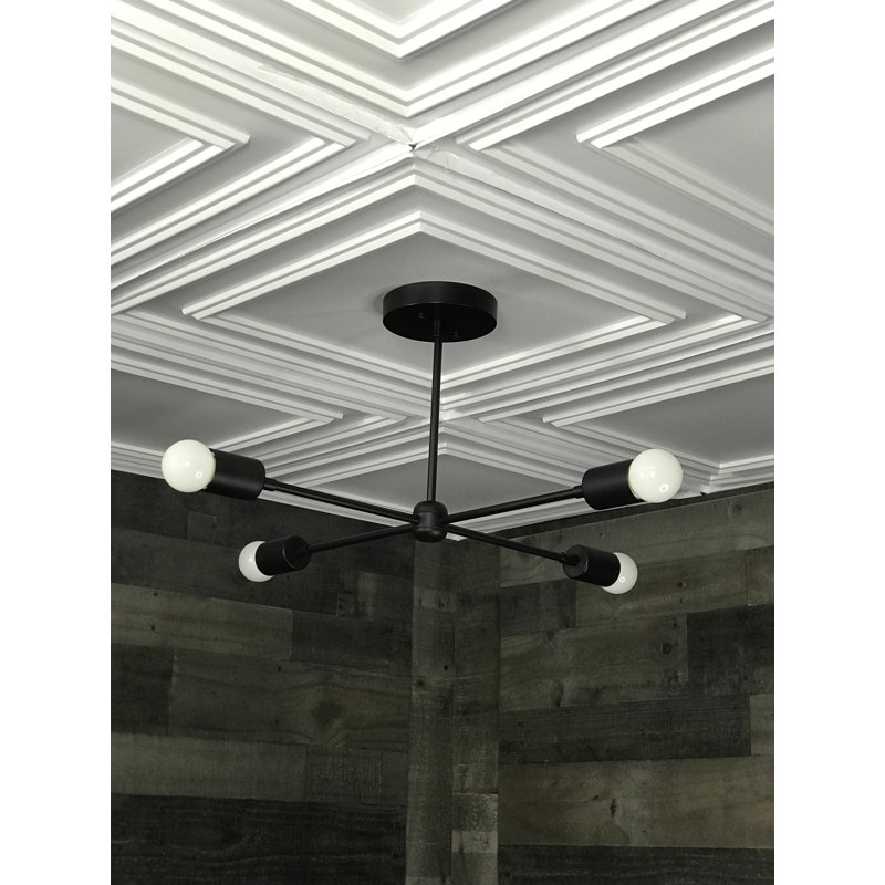 Lustre moderne Toutouta, Noir mat