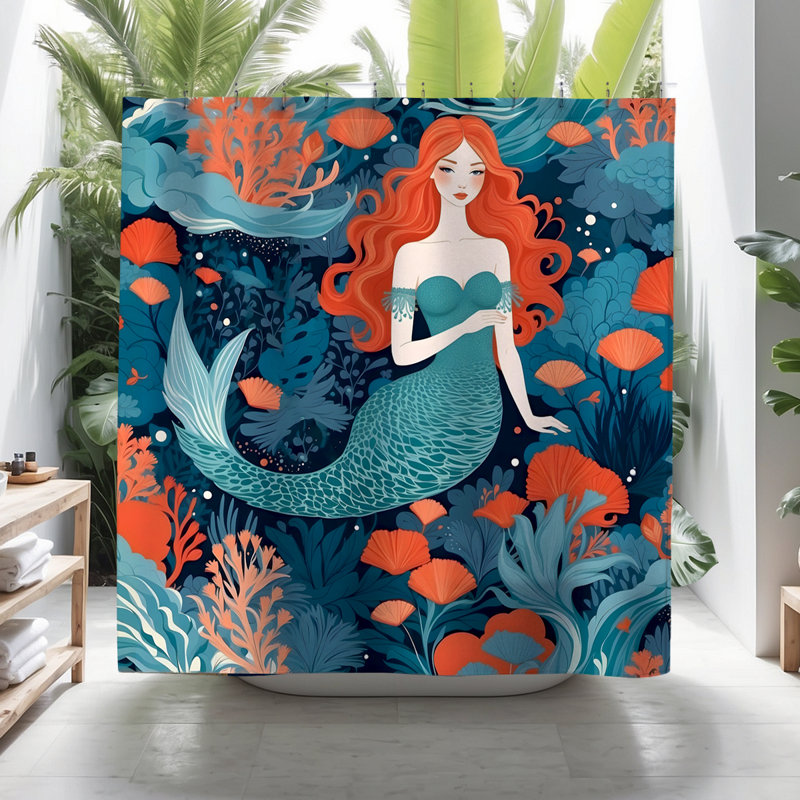 Rideau de douche Arista Mermaid