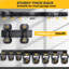 Support mural pour outils de garage (noir)