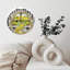Horloge murale en bois 10 po, mouvement silencieux, à piles (piles AA non incluses), décor artistique, parfait pour les décorations