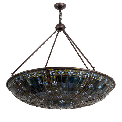 Luminaire suspendu 8 lumières Fleur-de-lis