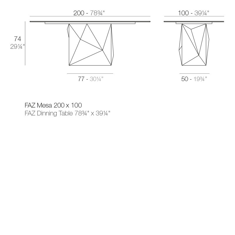 Faz Plastic Dining Table