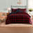 Cozy Plush Sherpa Bedding Sets, Polyester Rustic Home Comfort
