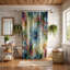 Glassy Blossoms - Rideau de douche standard 1 pièce-935665879