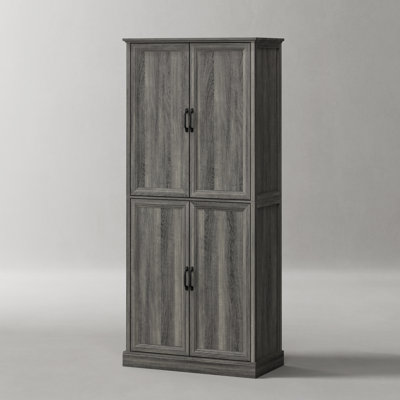 Hailiey Wood 71" H X 32" W X 16" D Office Storage Cabinet with Adjustable Shelf by Ophelia & Co.