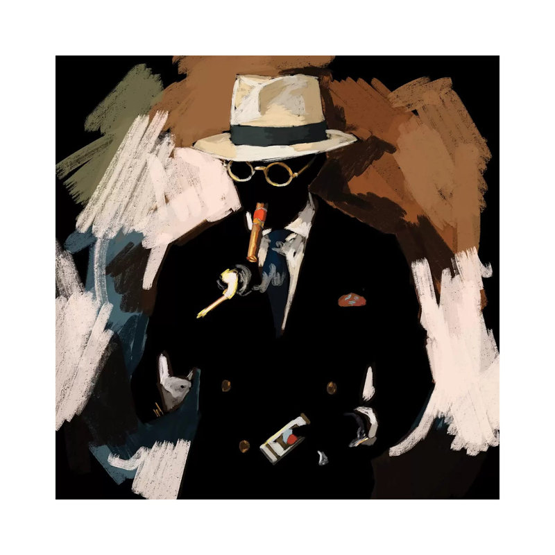 Lighting Up - Painting on Canvas, Wrapped Canvas, 93.98cm H x 93.98cm W x 1.91cm D