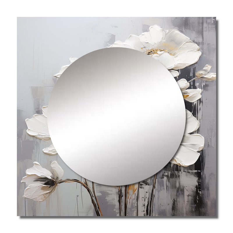 Ikhra - Grande décoration murale carrée Buttercups, 29 po x 29 po