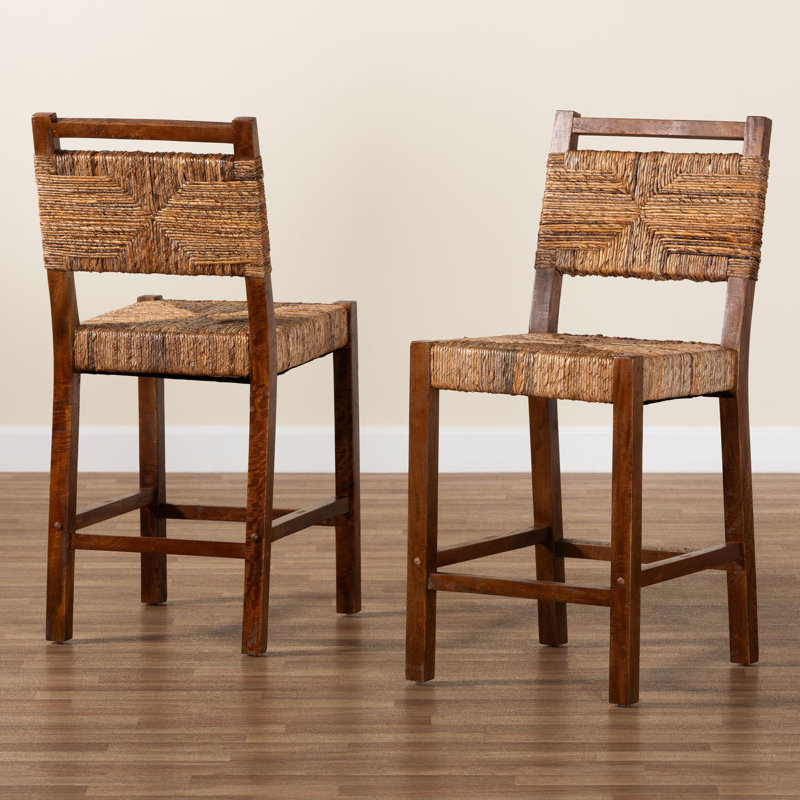 Ensemble de tabouret de comptoir 2 pièces Bellange Bali & Pari Cordoba