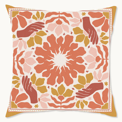 Floral Pillow Cover