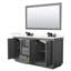 Meuble-lavabo double autoportant 66 po avec plateau en quartz 66 po-97986578-92723850-92723849