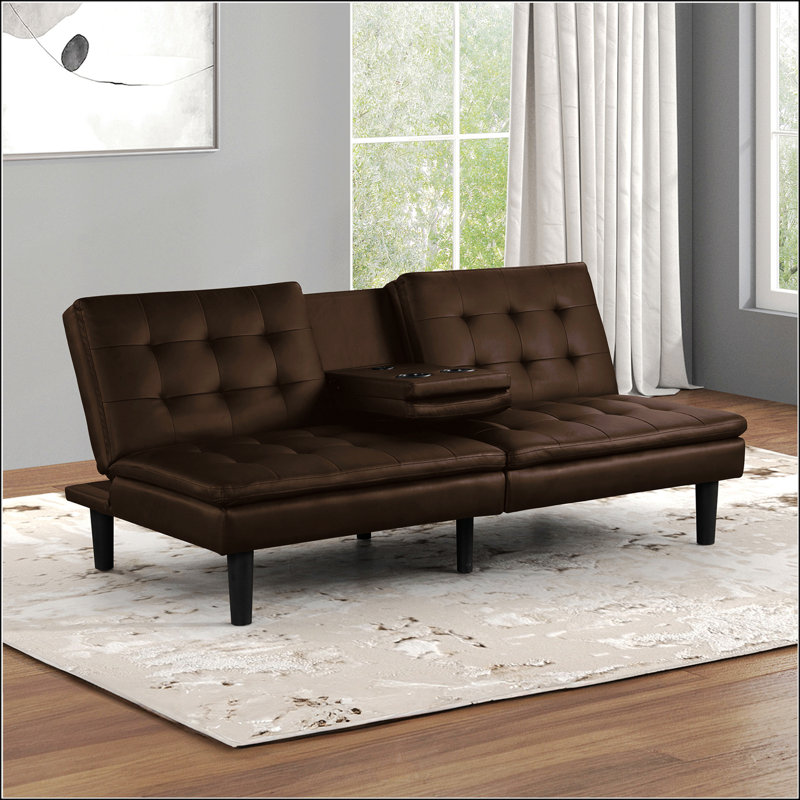 Canapé-lit futon, Brun