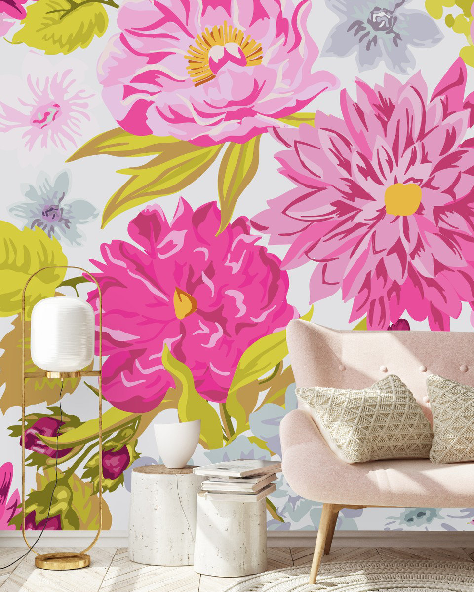 Red Barrel Studio® Floral Wall Mural | Wayfair