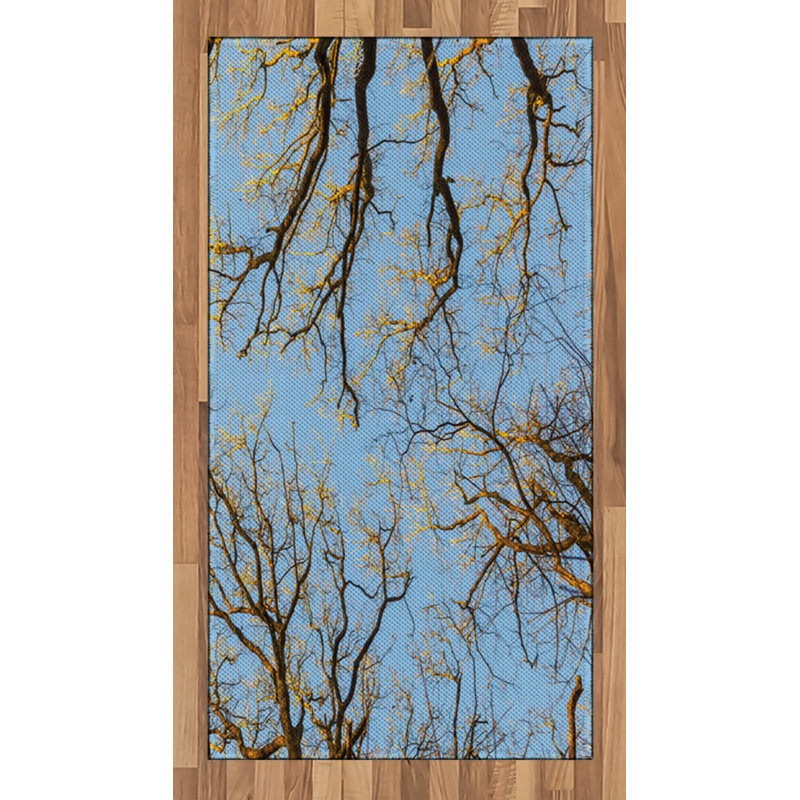 Nature High Density Long Fiber Poly Threads Decorative Area Rug Carpet, Rectangle 2'7" x 5'