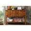 Console en bois massif, 48 po, élégante et élégante, pour différentes pièces - Buffet de chambre brun 48 po, design rétro,-1313323527