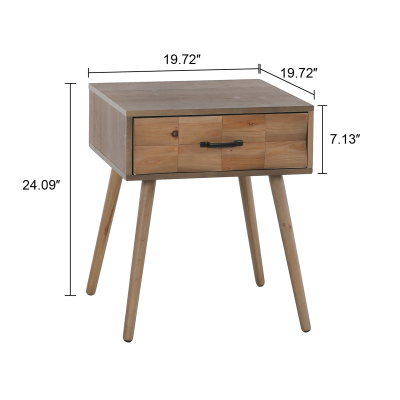 Rivenburg End Table with Storage
