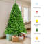 Arbre de Noël vert floqué / givré-1646549514