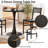 Manviraj 3-Piece Round Dining Table Set-1996500202