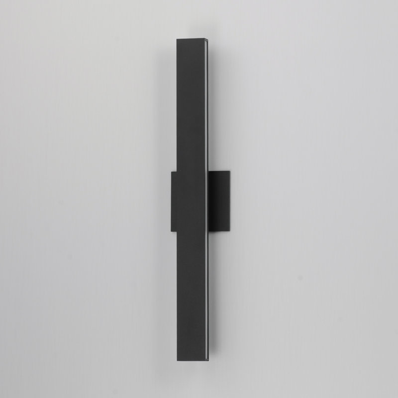 Cliatt-Outdoor Wall Mount, Black, 24" H x 4.5" W x 3" D