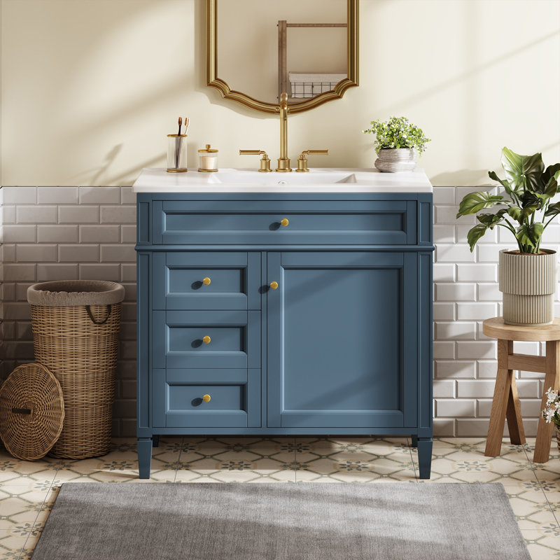 Meuble-lavabo 36 po avec lavabo supérieur