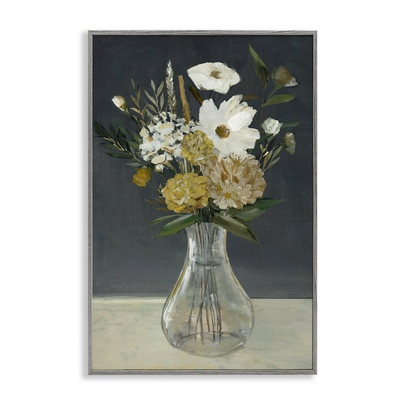  "Vase floral terreux", estampe numérique par Hannah Dawson, Estampe numérique Farmhouse, H 24 po x l 16 po