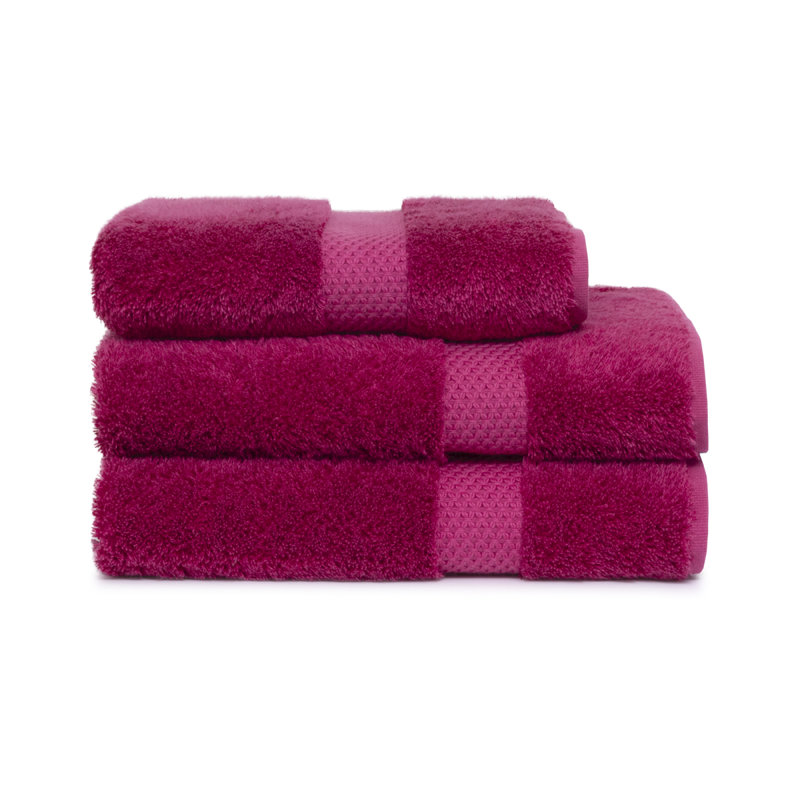 Etoile Bath Towel, Fuschia, 1 Hand Towel