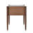 Solid Wood End Table with Storage