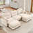 Chenille beige sélectionné