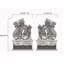 Dragon Non-skid Bookends-12149670