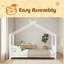 Lit plateforme simple en métal-976929811
