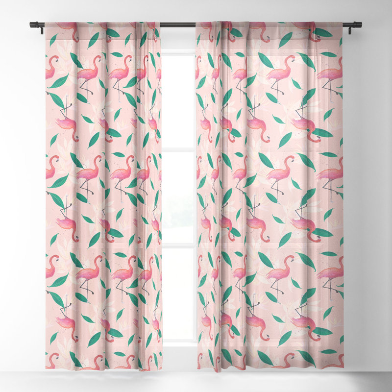 Ensemble de 2 rideaux transparents Cynthia Haller, L 50 po x L 84 po