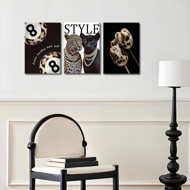3 Piece Wrapped Canvas Wall Art