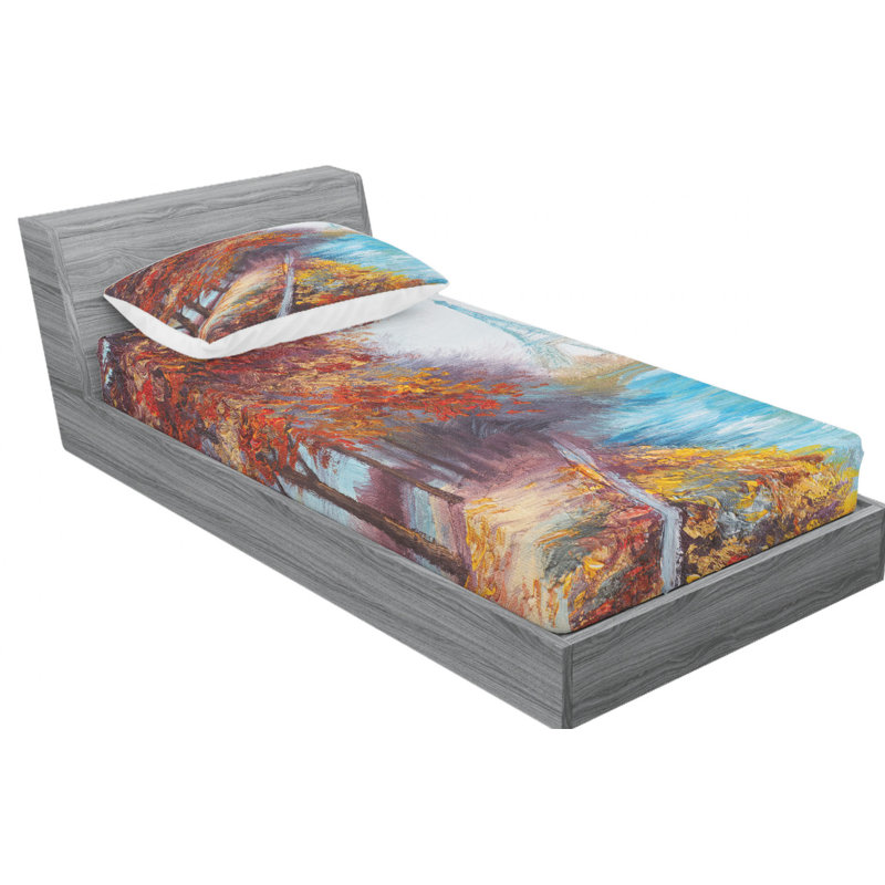 Microfiber Sheet Set, Twin XL Sheet Set with Fitted Sheet