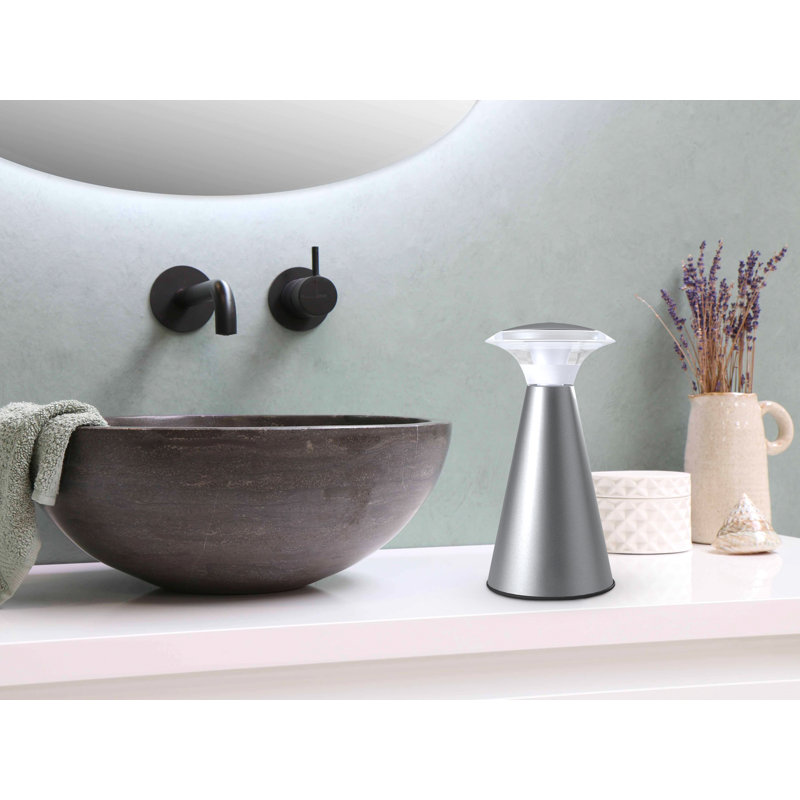 Estevan Desk Lamp, Silver
