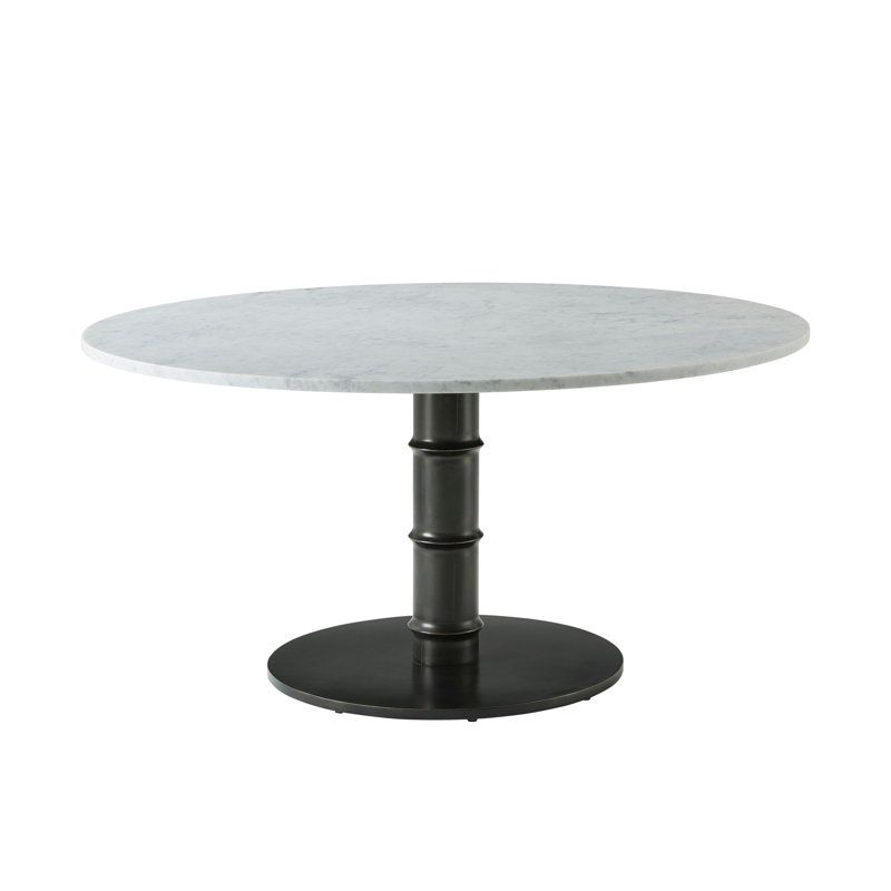 Kesden Round Marble Dining Table