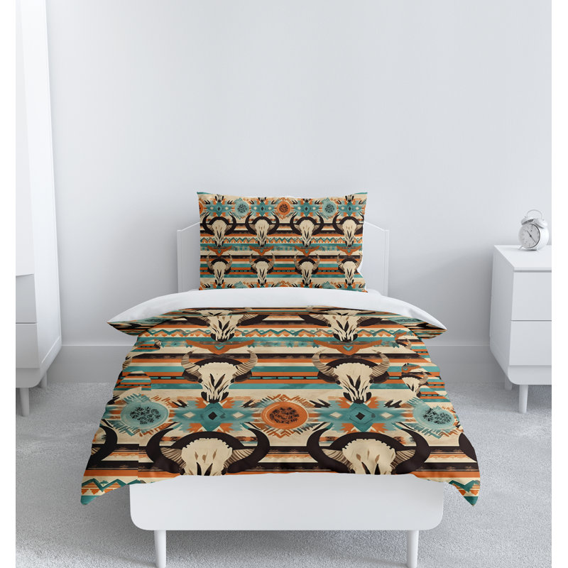 Modern & Contemporary Polyester Duvet Cover, King Duvet Cover + 2 King Shams